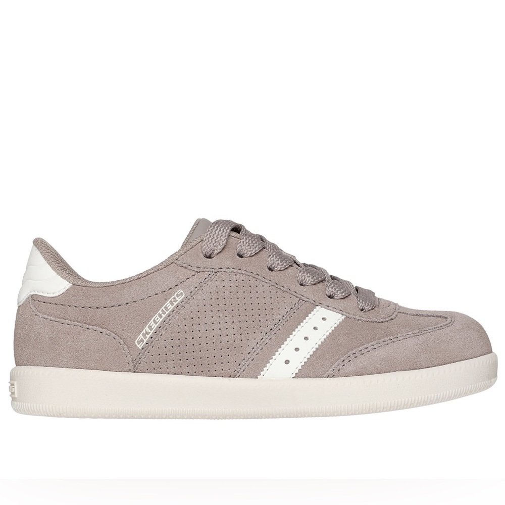 NWT Skechers Zinger 2.0 Chroma Crew Suede Women’s Sneakers Tan / Gray Size 6.5 - Picture 3 of 15
